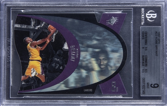 1997-98 SPx #22 Kobe Bryant - BGS MINT 9